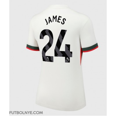 Camiseta Chelsea Reece James #24 Visitante Equipación para mujer 2025-26 manga corta Camiseta Chelsea Reece James #24 Visitante Equipación para mujer 2025-26 manga corta